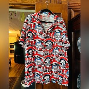 Men's Captain America Hawaiian shirt